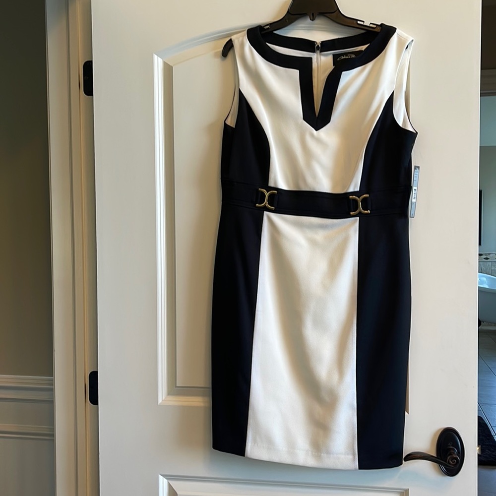 Black and white dress